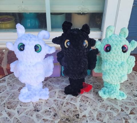 Itty Bitty Dragon Crochet Pattern