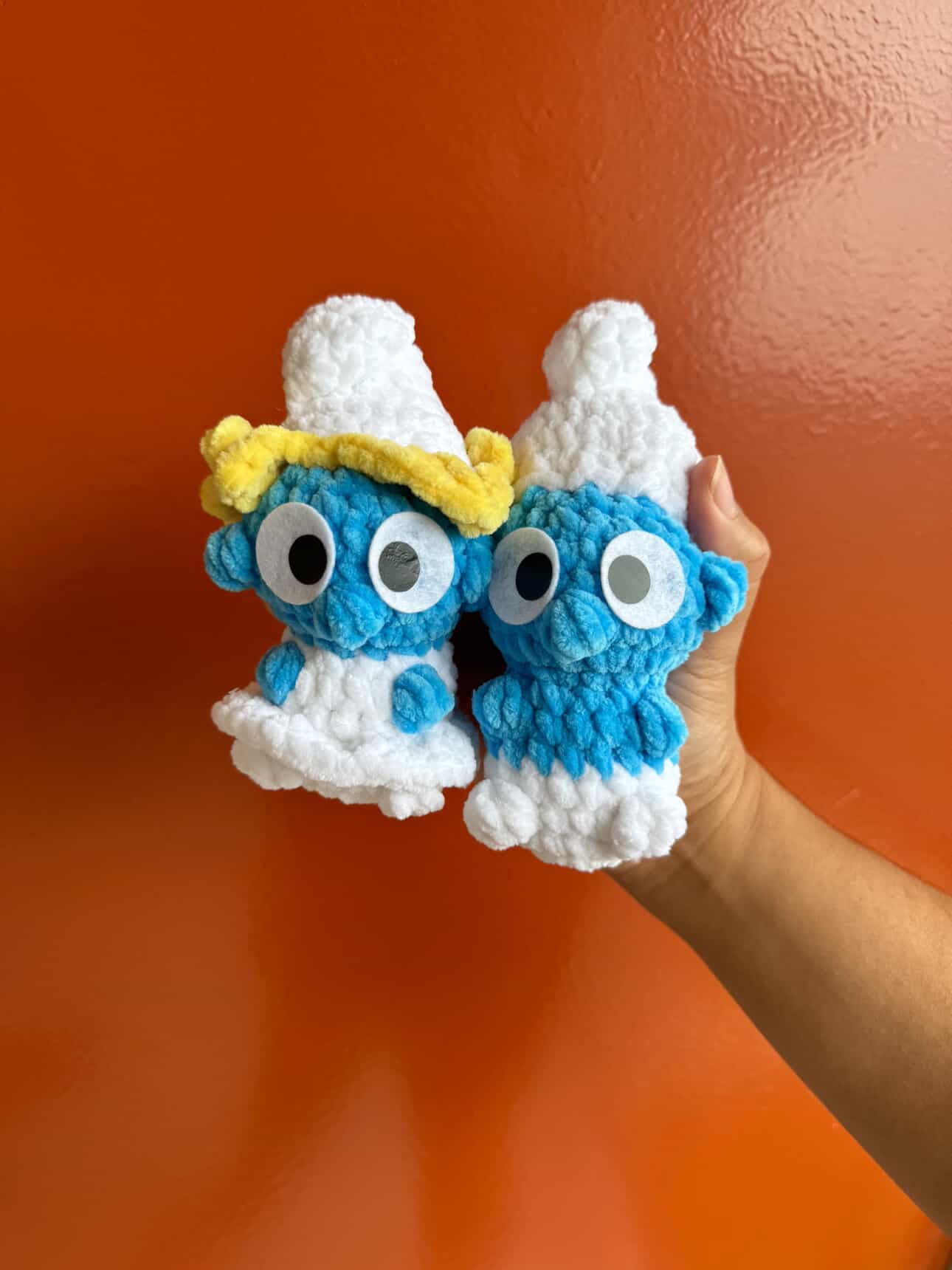 Itty Bitty Blue Guy Pattern