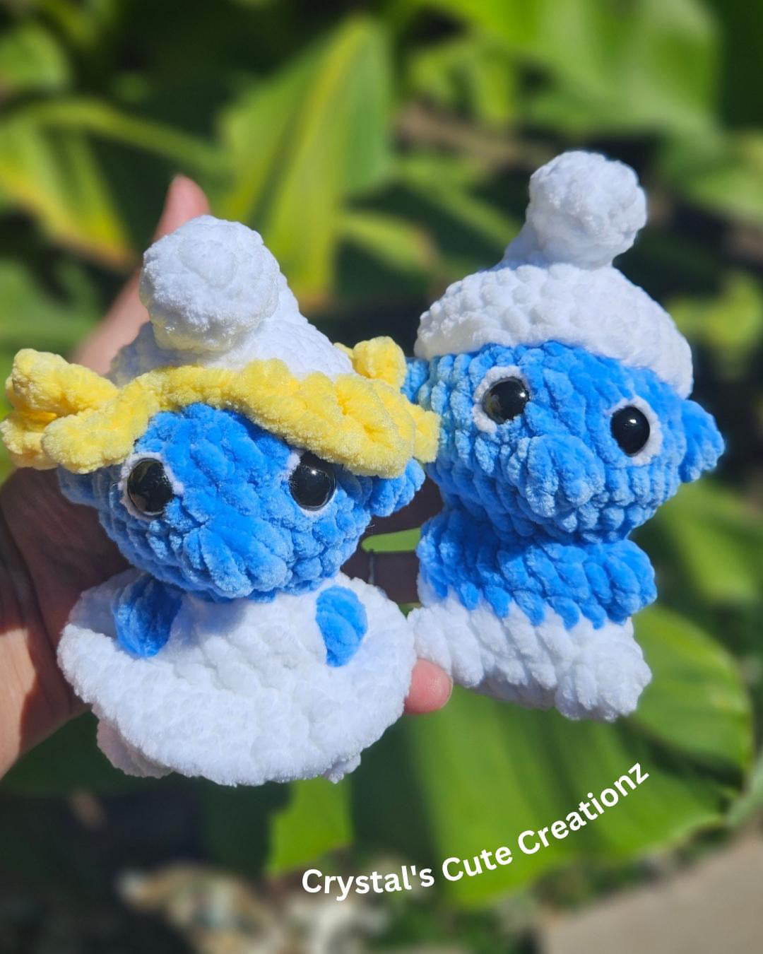 Itty Bitty Blue Guy Pattern