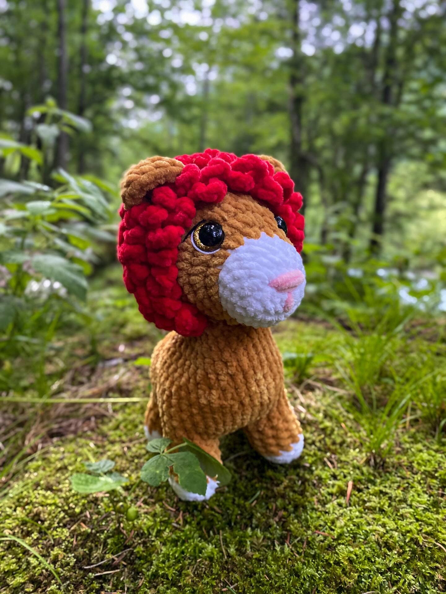 Lion and Warthog crochet pattern