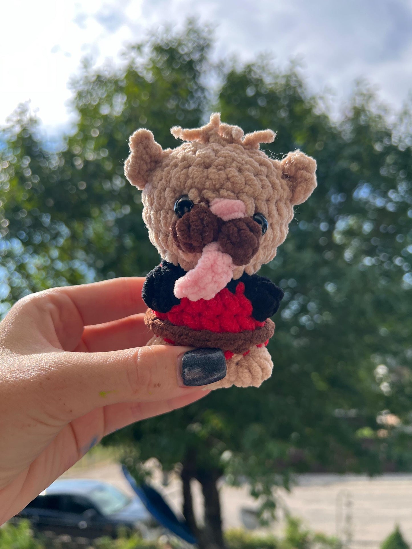 Itty Bitty Baby Mutant Dog crochet pattern