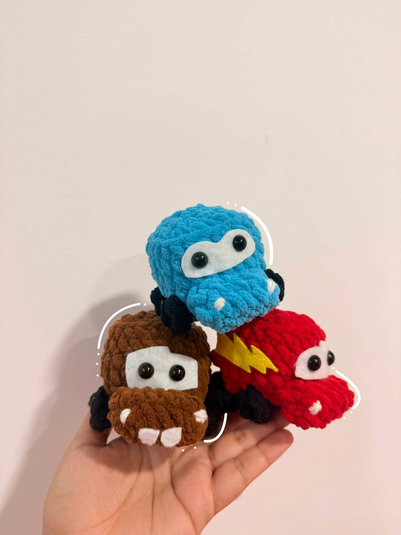 Itty Bitty Cars crochet pattern