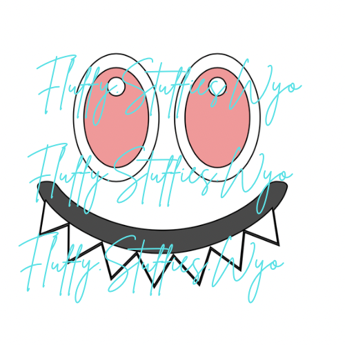 Itty Bitty Bubu Face SVG Digital file