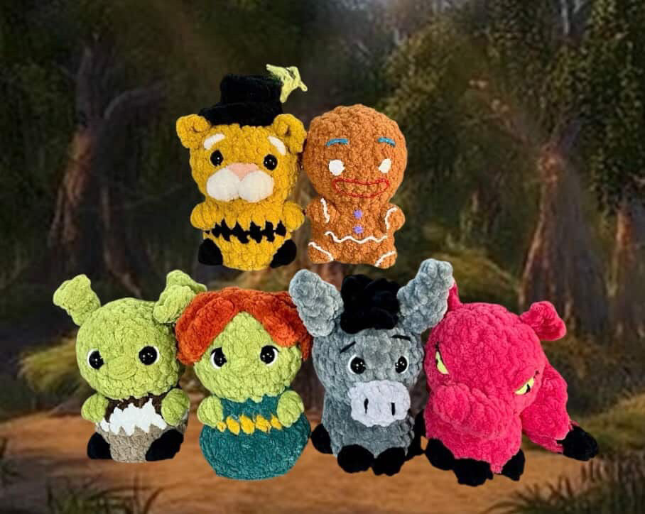 Itty Bitty Ogre Family Crochet pattern