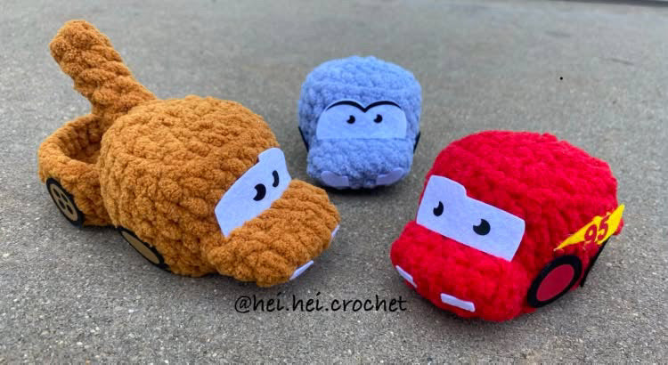 Itty Bitty Cars crochet pattern