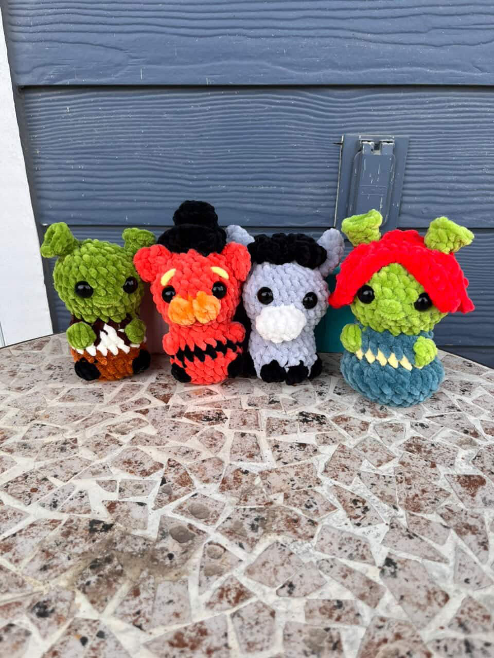 Itty Bitty Ogre Family Crochet pattern