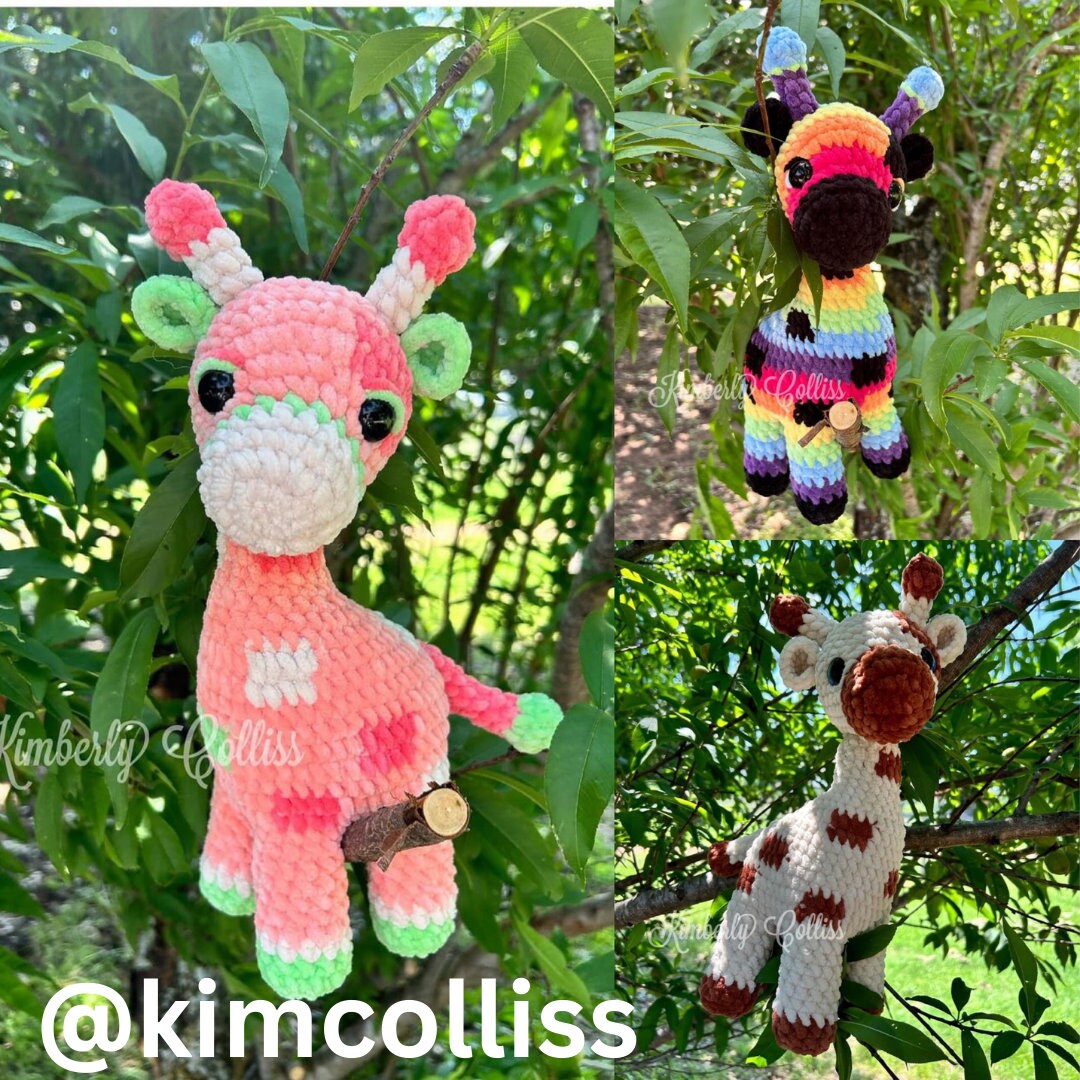 Standing Crochet Giraffe Pattern.     crochet. amigurumi plushies giraffe