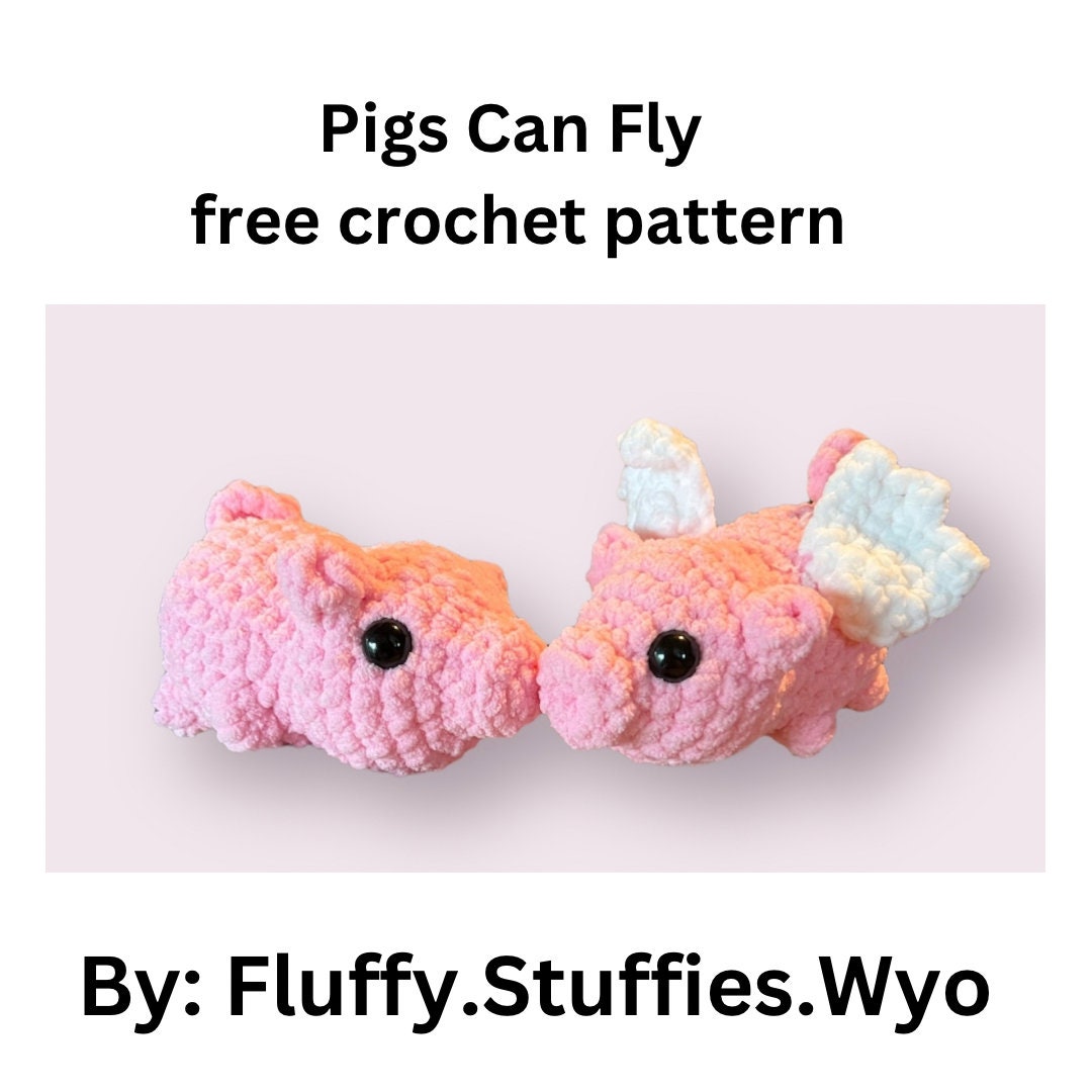 Pigs Can Fly crochet pattern