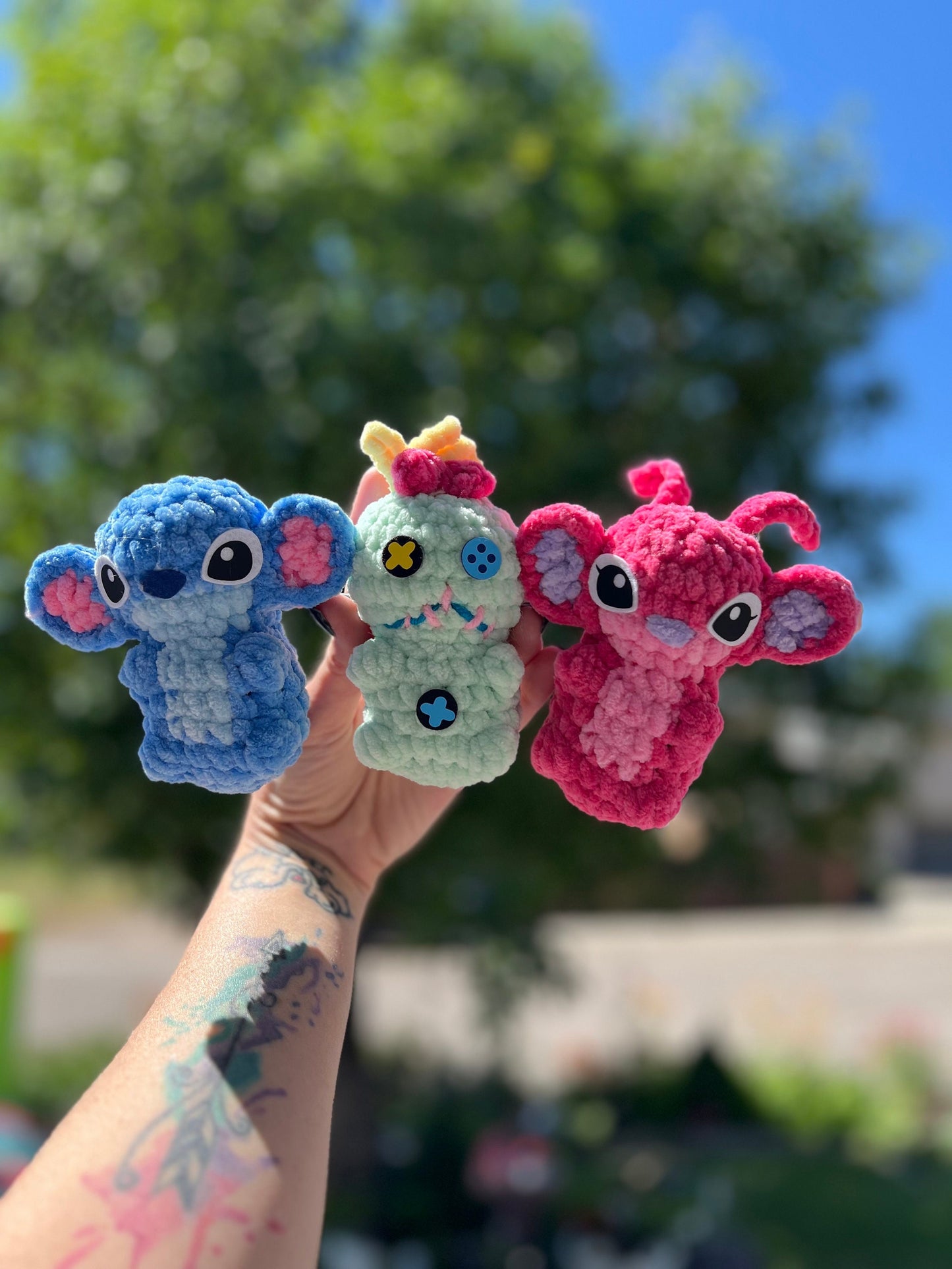 Baby Alien and Friends Crochet pattern pack.  low-sew. amigurumi