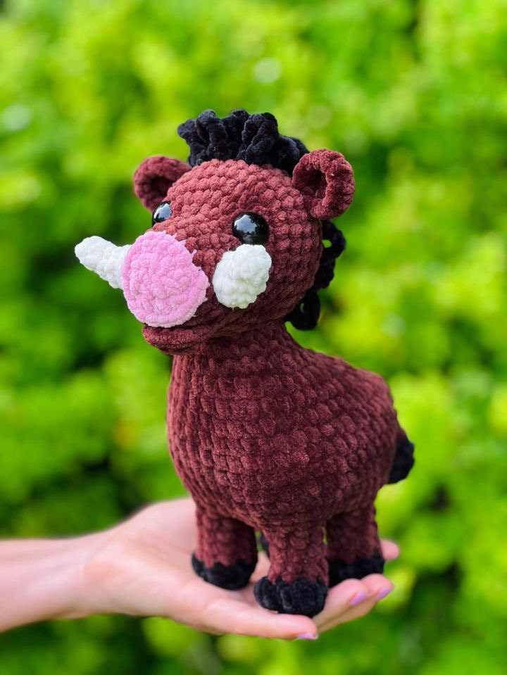 Lion and Warthog crochet pattern
