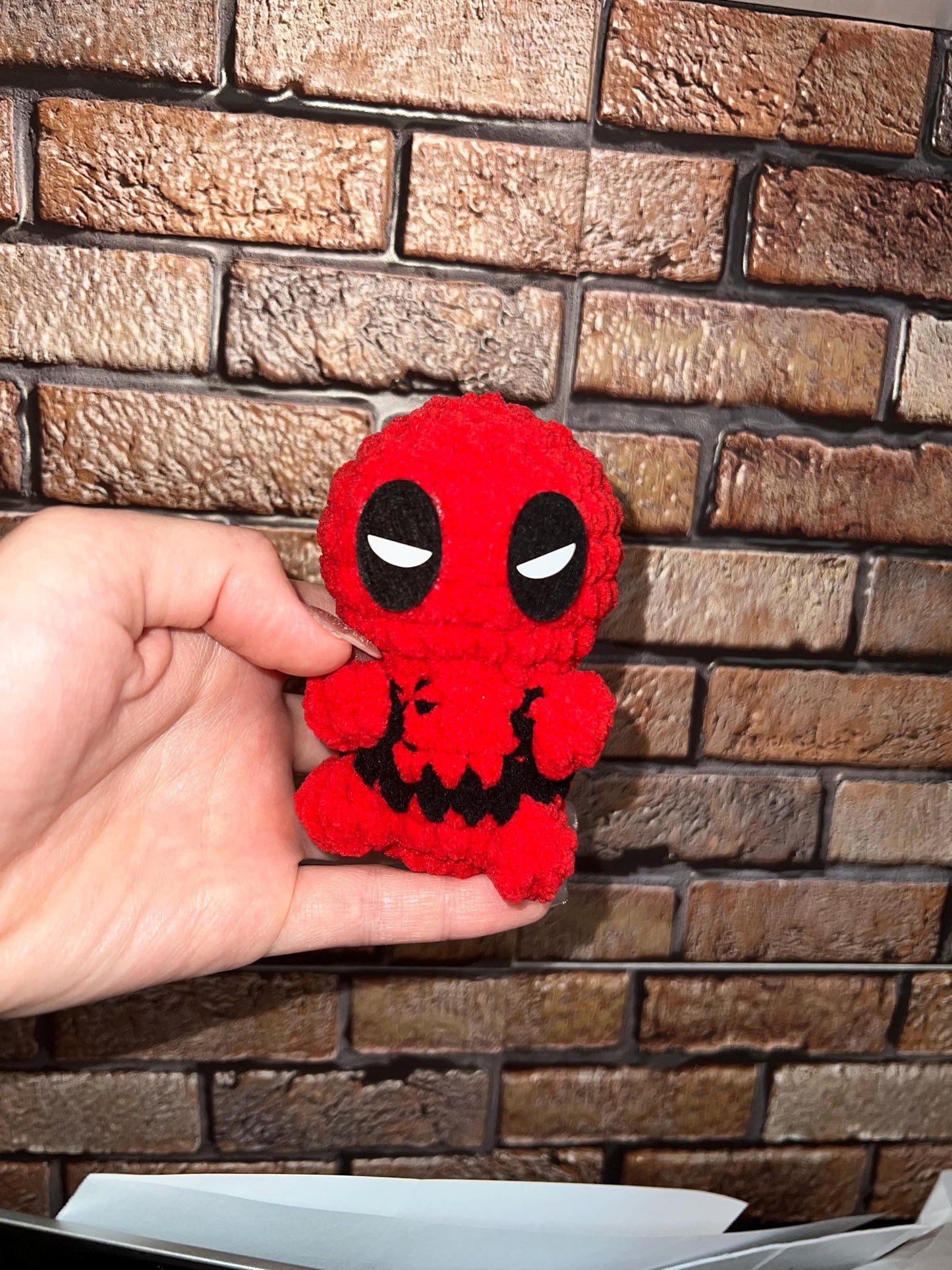 dead pool and wolverine felt eyes for itty bitty pattern