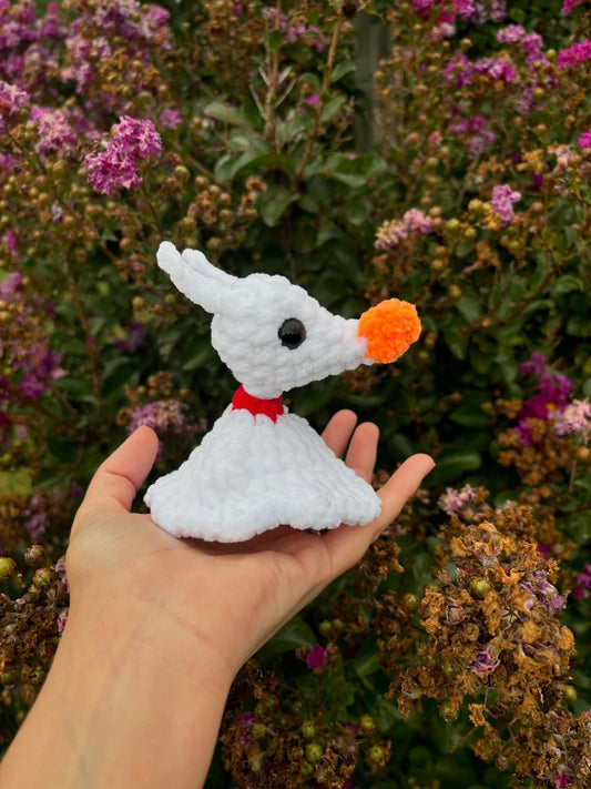 Itty Bitty Ghost Dog Crochet Pattern