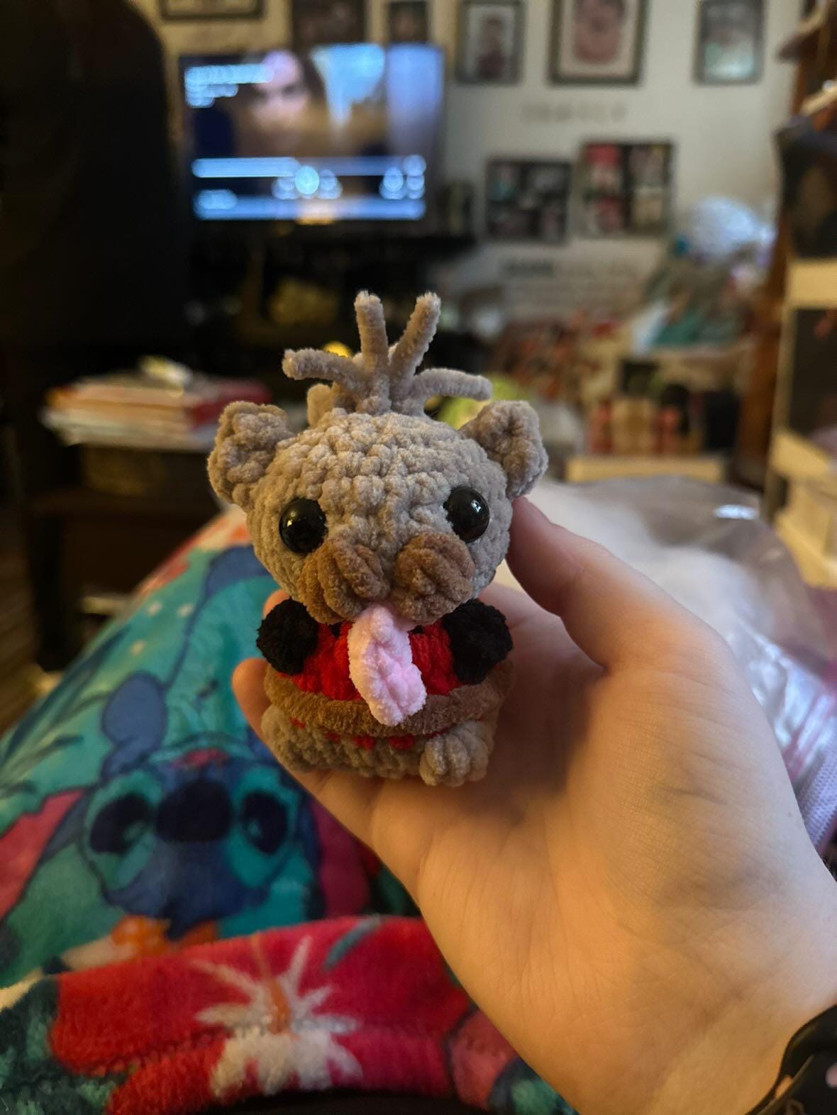 Itty Bitty Mutant Dog crochet pattern