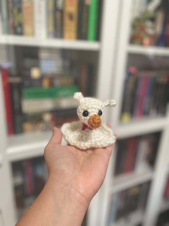 Itty Bitty Ghost Dog Crochet Pattern