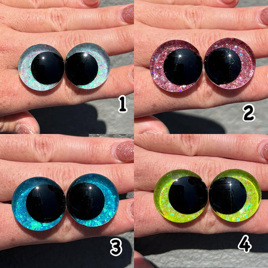 25mm hand painted safety eyes