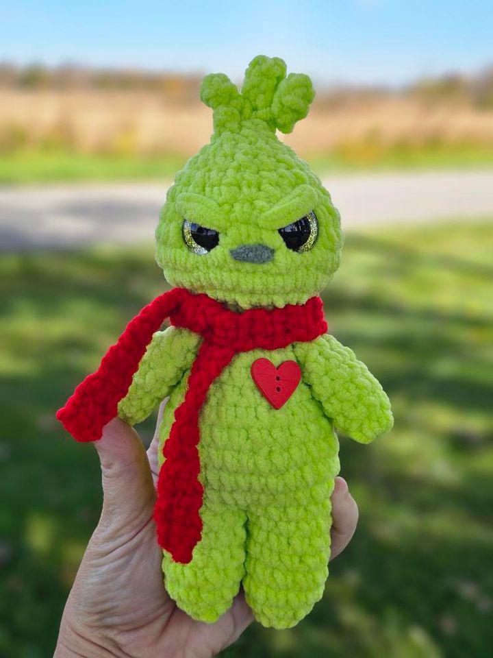 Mr.Grouch No-Sew crochet pattern