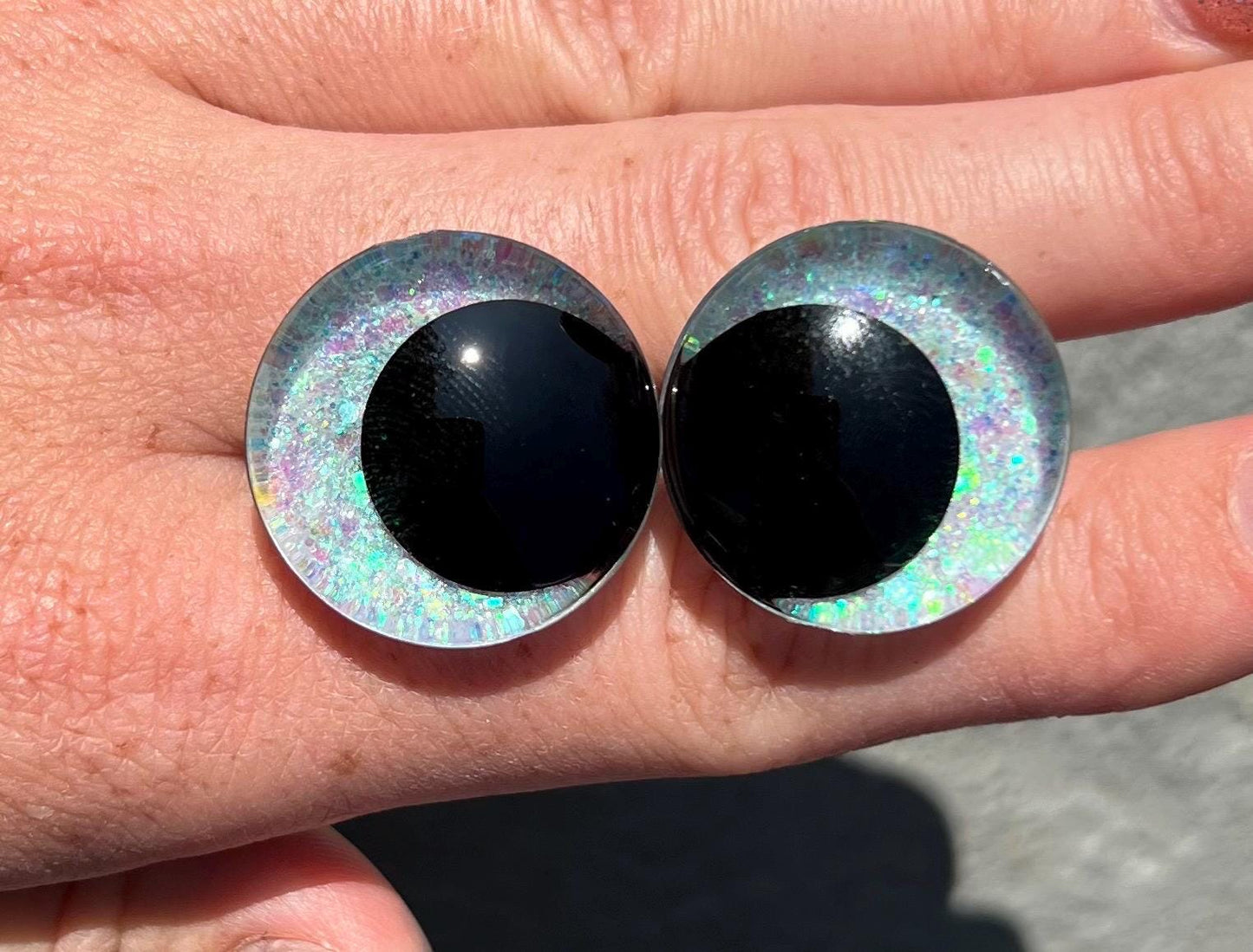 25mm hand painted safety eyes
