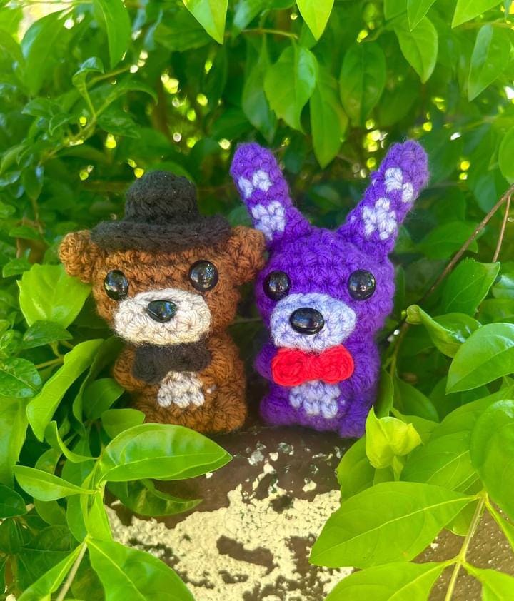 Itty Bitty FNAF crochet patetern