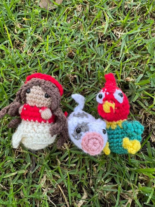 Itty Bitty Ocean Girl and Friends Crochet Pattern