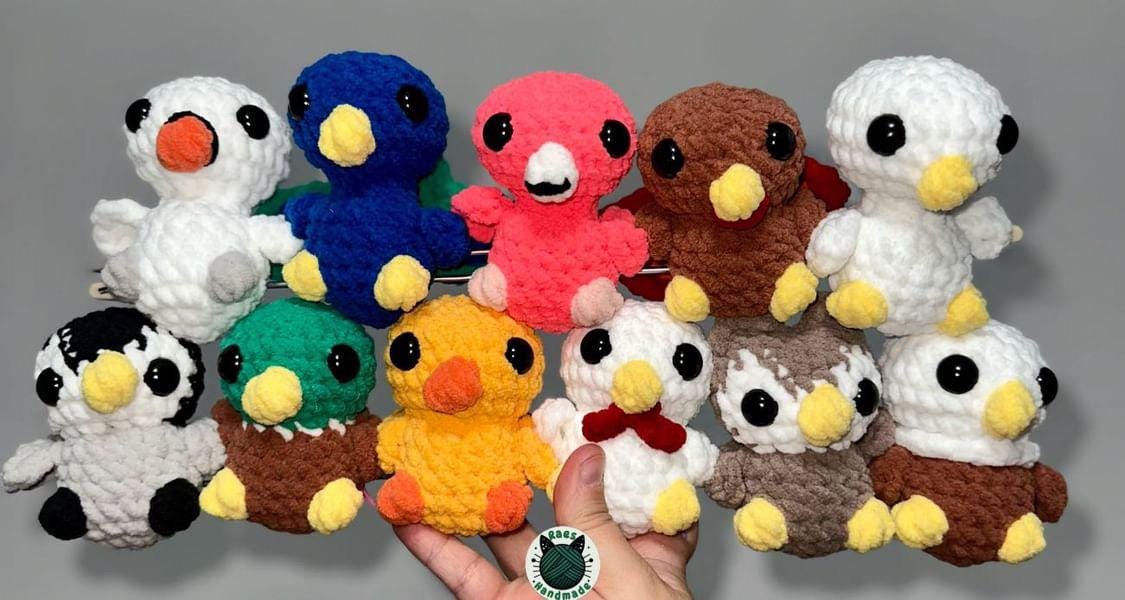 Itty Bitty Birds Crochet Pattern