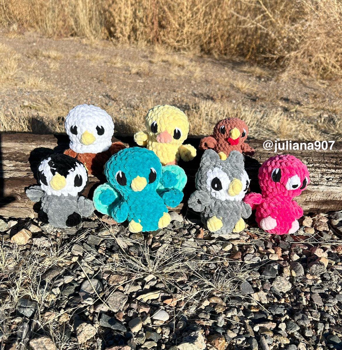 Itty Bitty Birds Crochet Pattern
