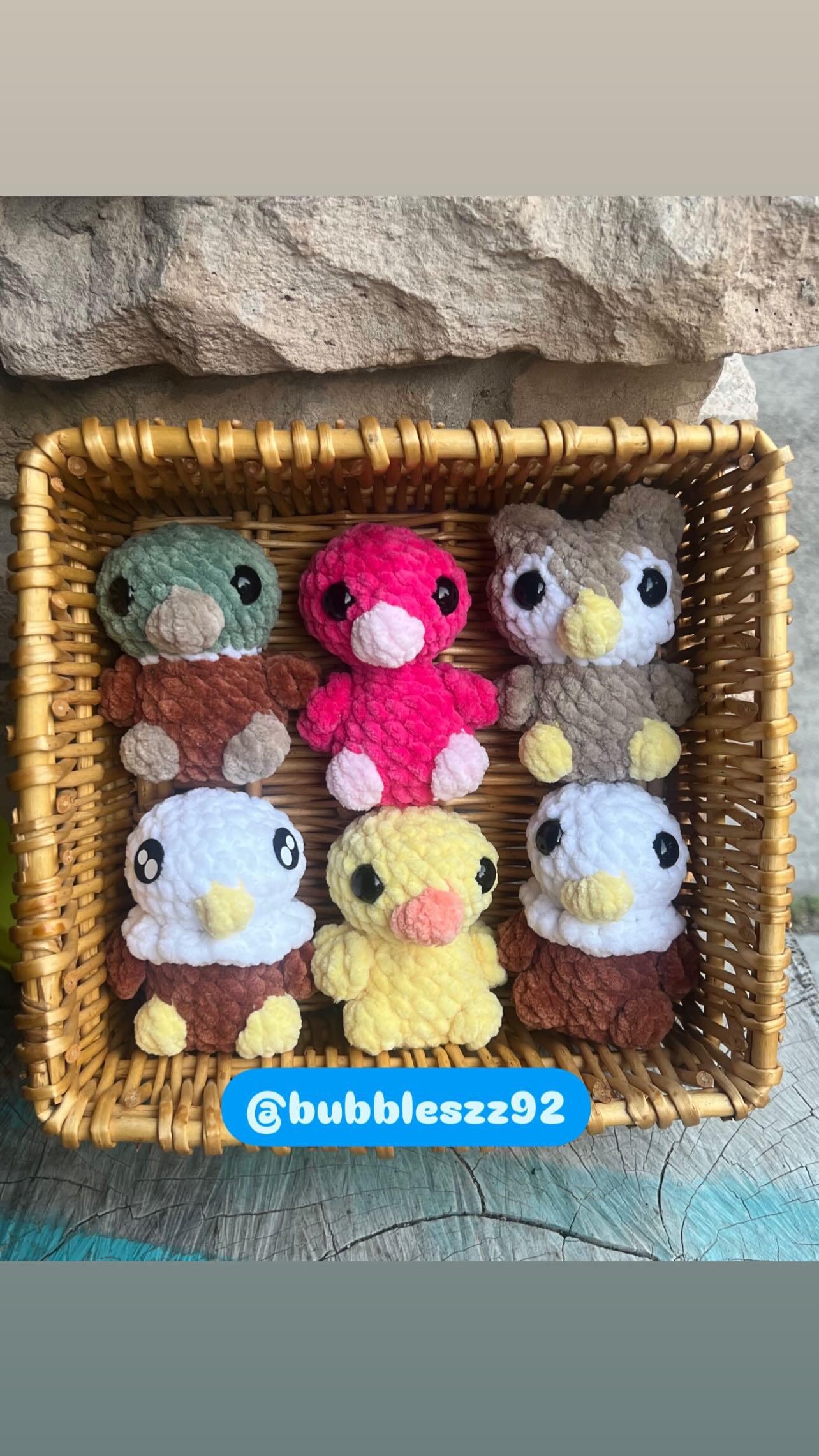 Itty Bitty Birds Crochet Pattern