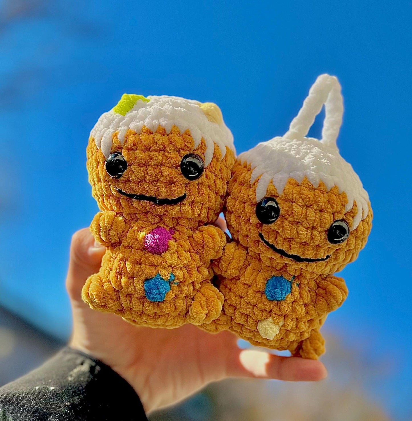 Crochet Gingerbread man crochet pattern no-sew