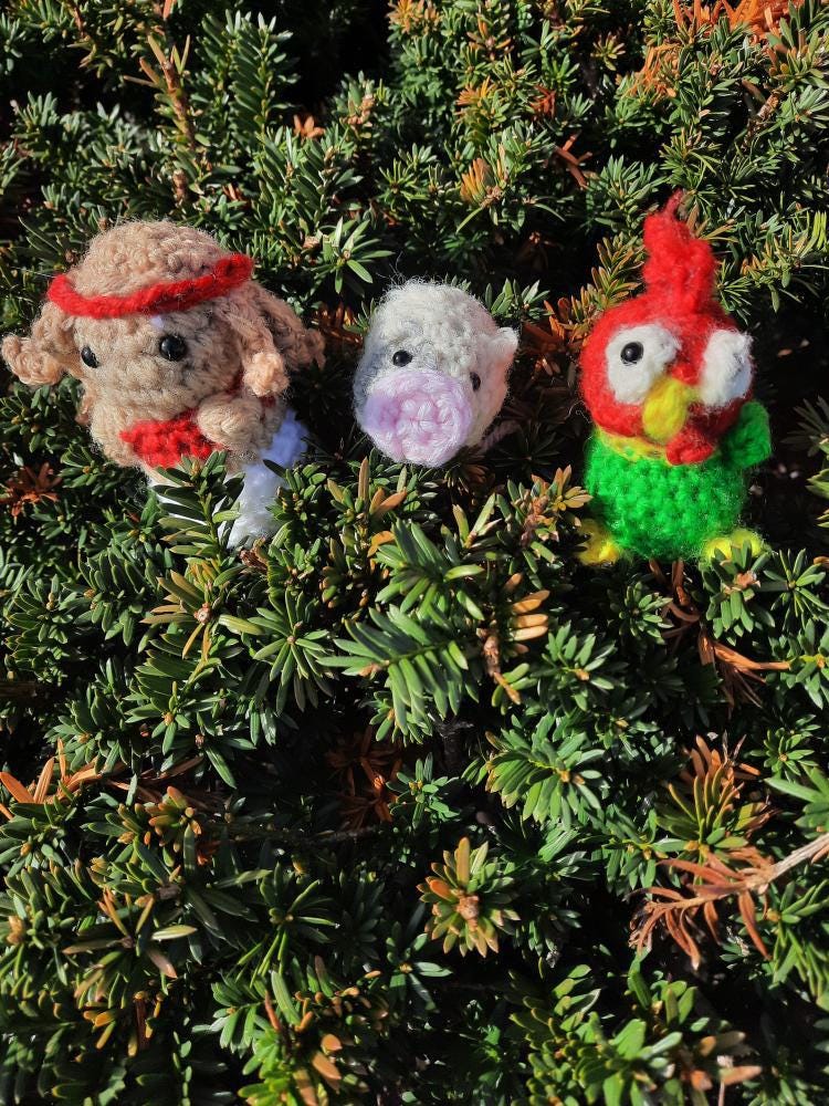 Itty Bitty Ocean Girl and Friends Crochet Pattern