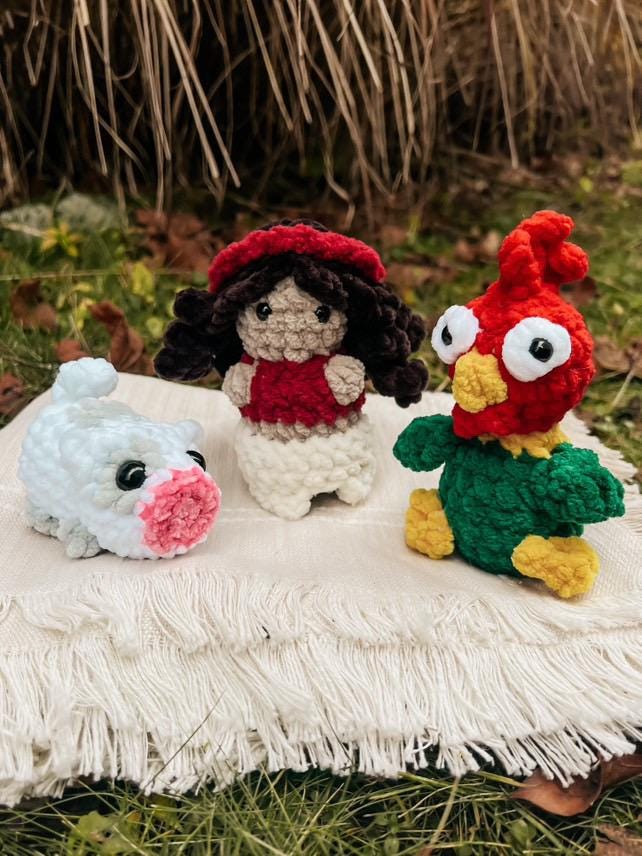 Itty Bitty Ocean Girl and Friends Crochet Pattern