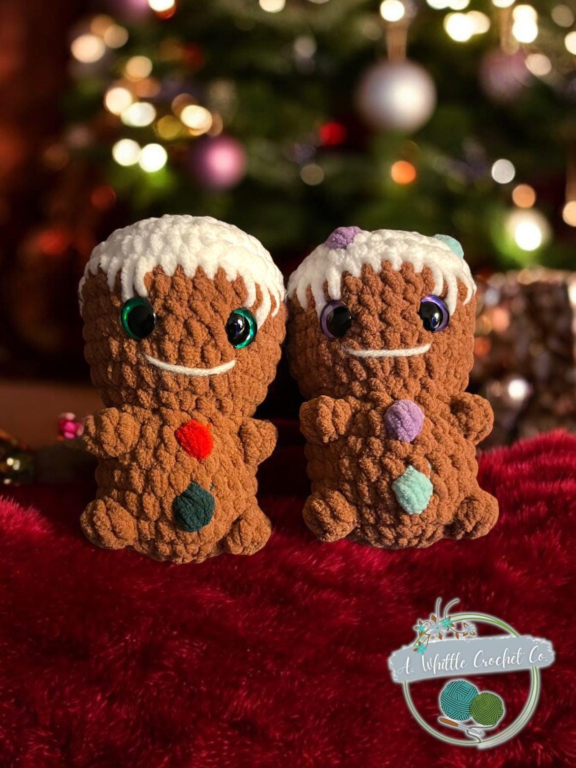 Crochet Gingerbread man crochet pattern no-sew