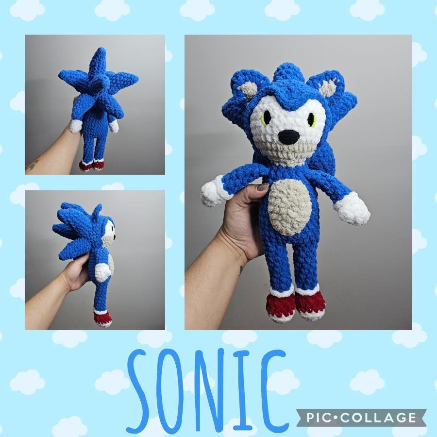 Scenic The Hedgehog Crochet Patter Duo