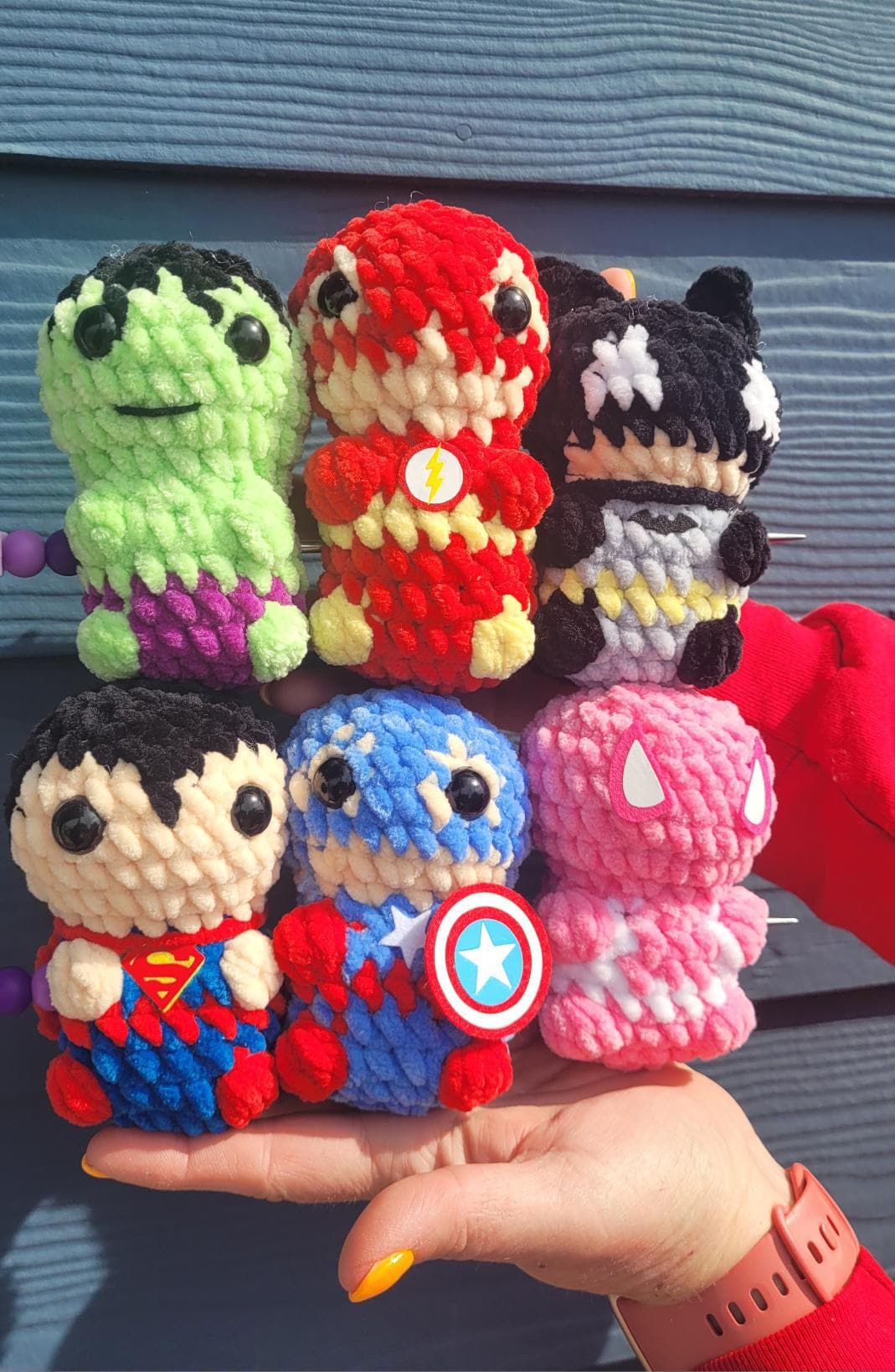 Itty Bitty Super Hero’s Crochet Pattern. amigurumi