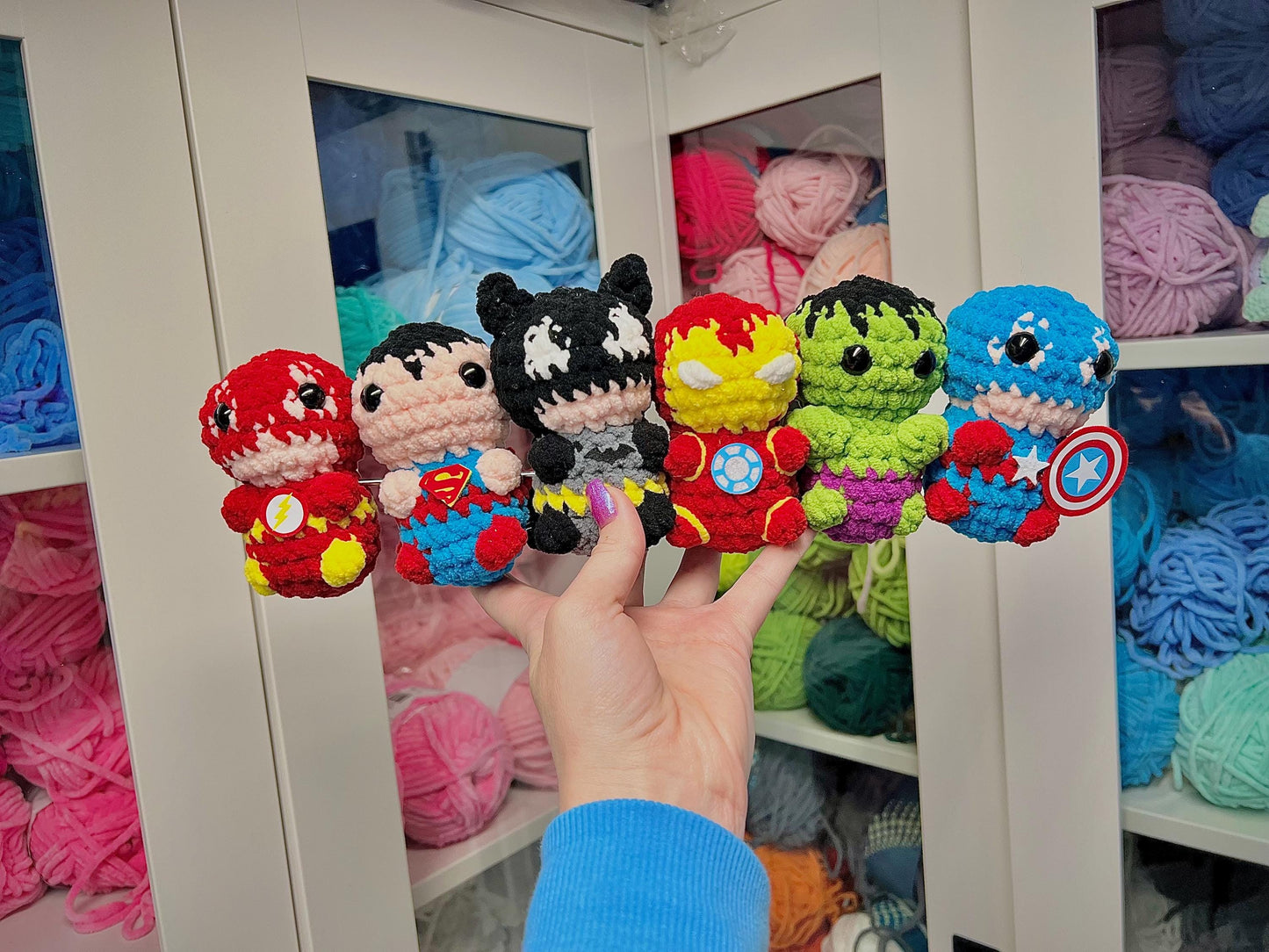 Itty Bitty Super Hero Felt Eyes