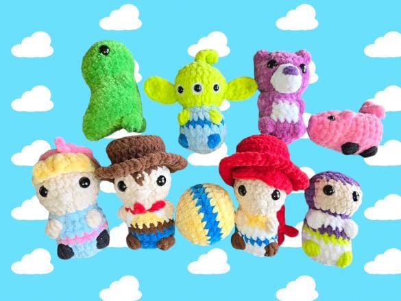 Itty Bitty Story Crew Crochet Pattern