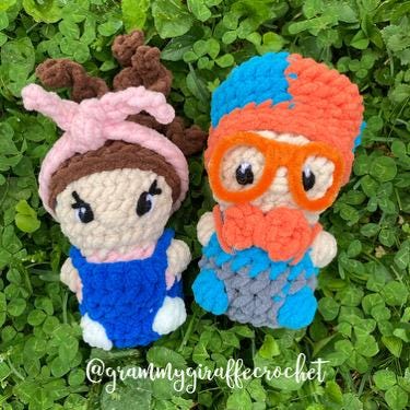 Itty Bitty Teacher Friends Crochet Pattern