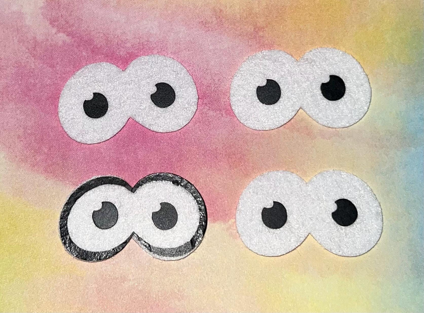 Itty Bitty Smurf Felt Eyes