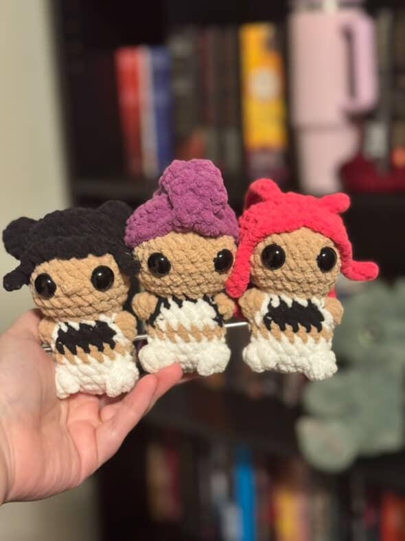 KPop stars and Derpy Tiger Crochet Pattern