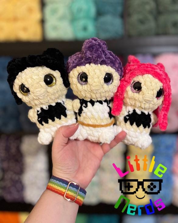 KPop stars and Derpy Tiger Crochet Pattern