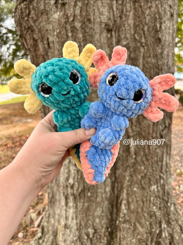 Itty Bitty Axolotl Crochet Pattern