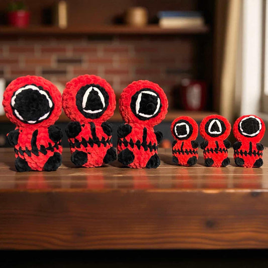 itty bitty squid men crochet pattern