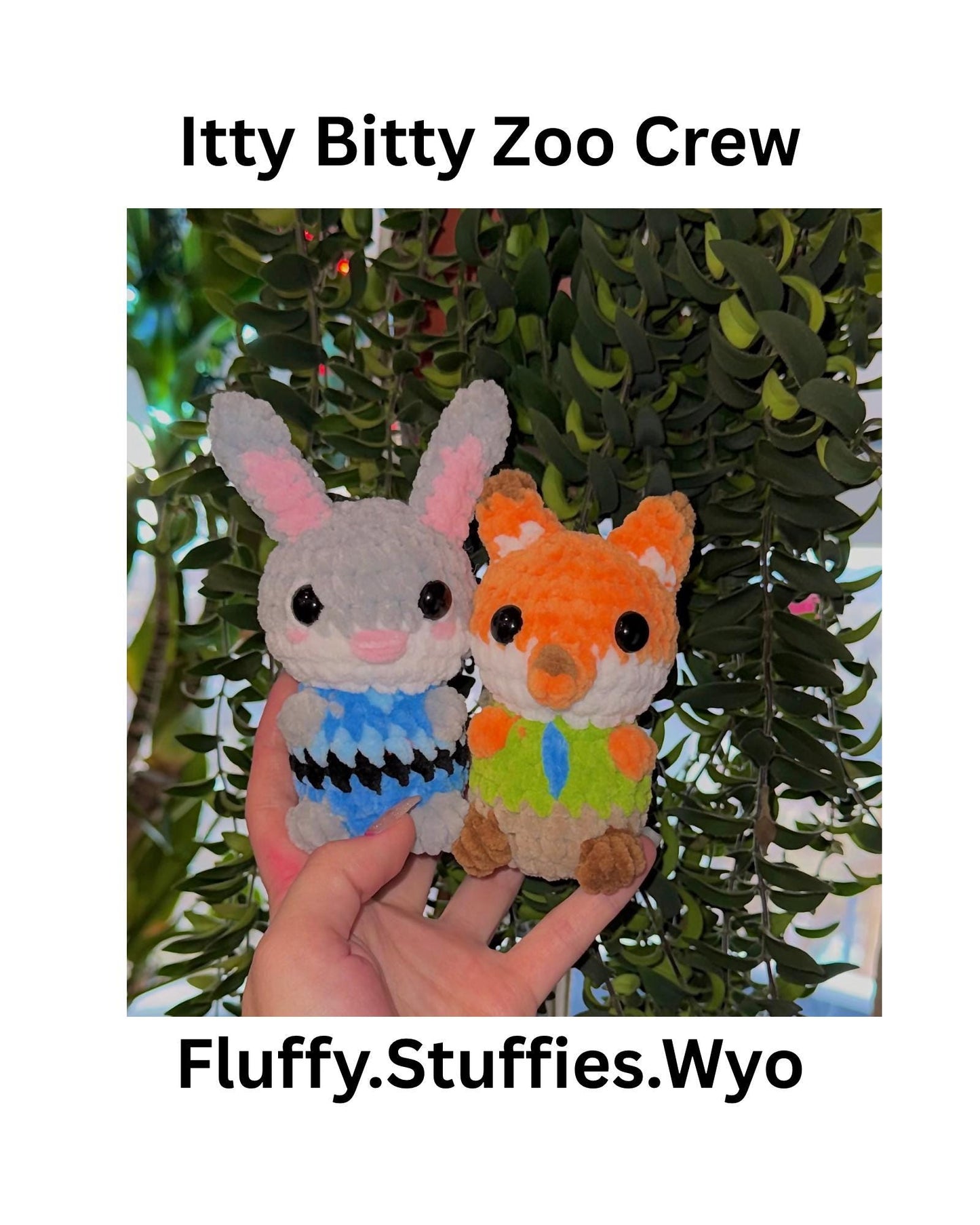 Itty Bitty Zoo Crew Crochet Pattern