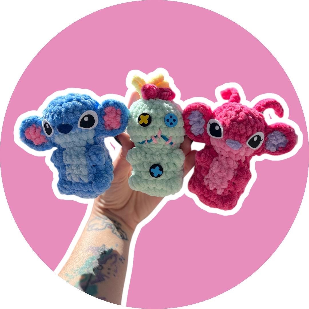 Baby Alien and Friends Crochet pattern pack.  low-sew. amigurumi