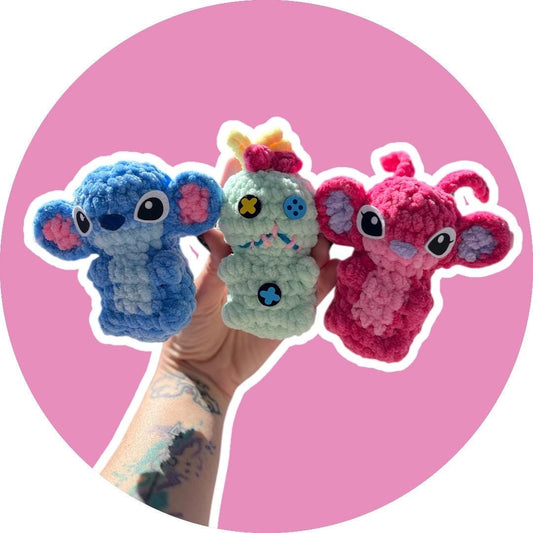 Baby Alien and Friends Crochet pattern pack.  low-sew. amigurumi
