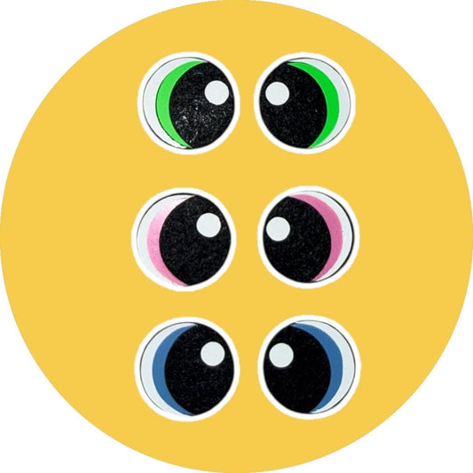 Bitty Puff felt eyes