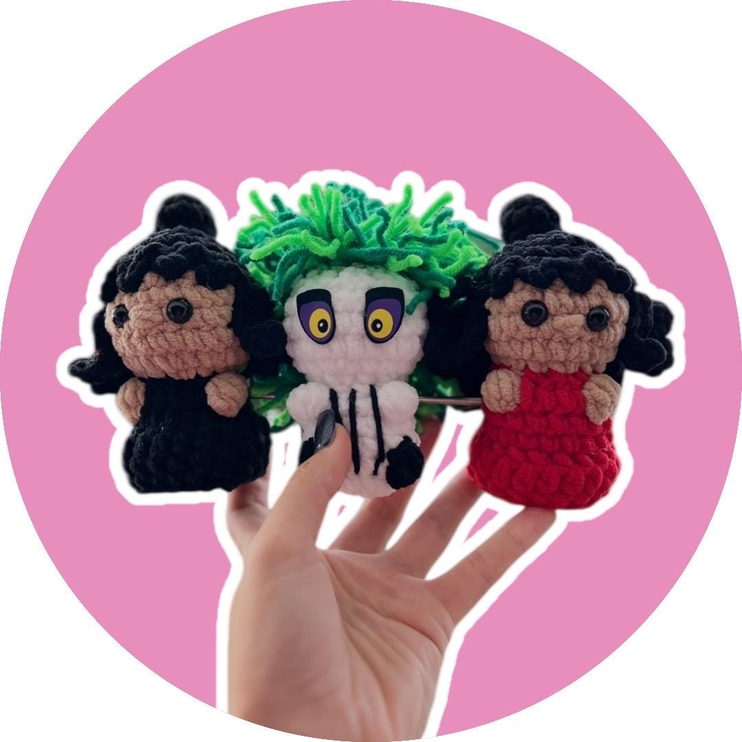 Itty Bitty Beetle Kid/ Bride crochet pattern