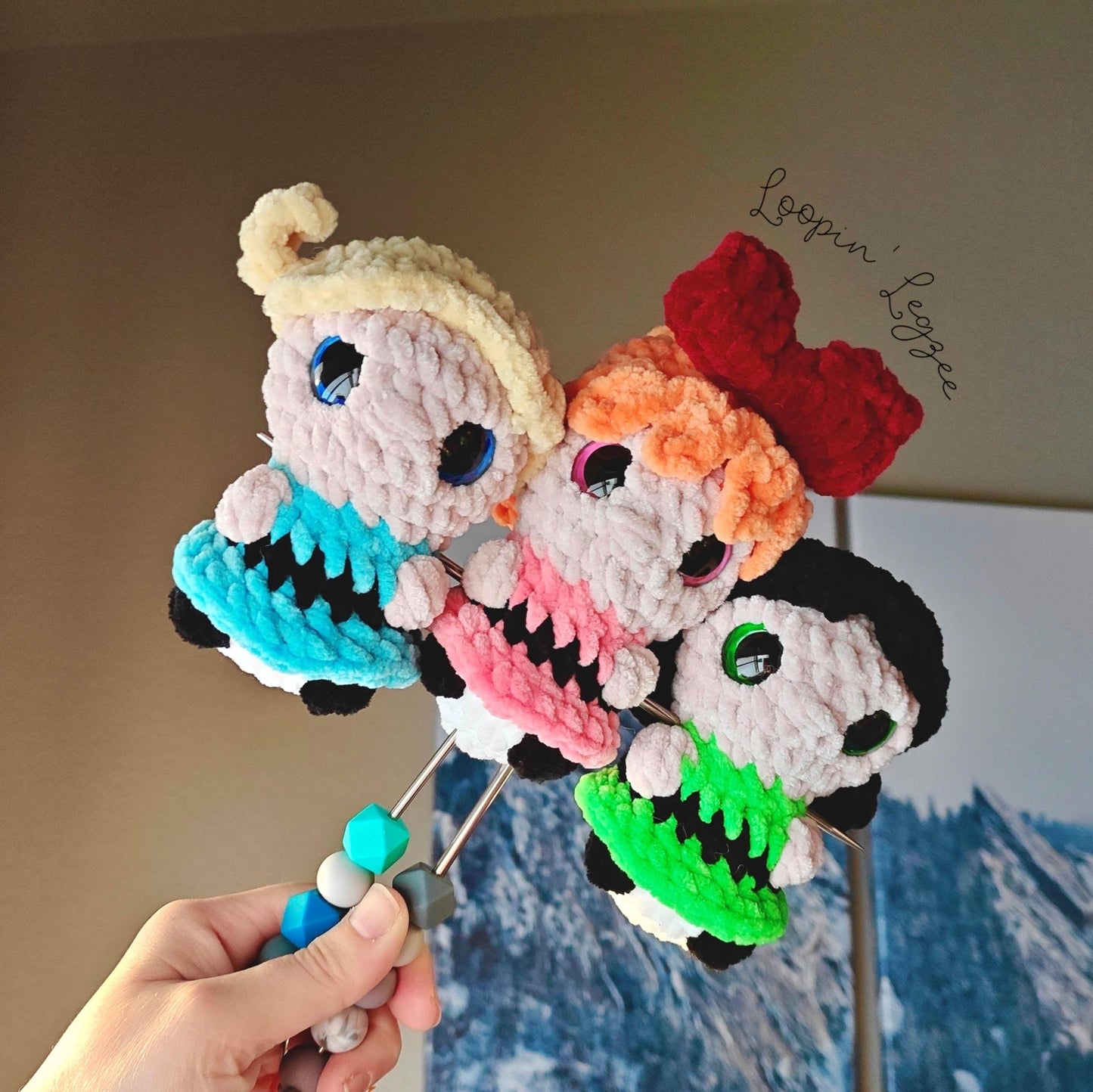 Itty Bitty Puff Girls crochet pattern