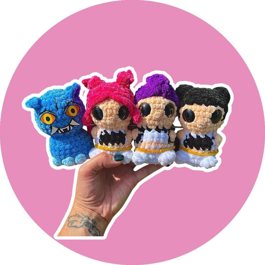 KPop stars and Derpy Tiger Crochet Pattern