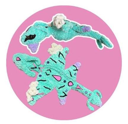 Bitty Dragon Pattern