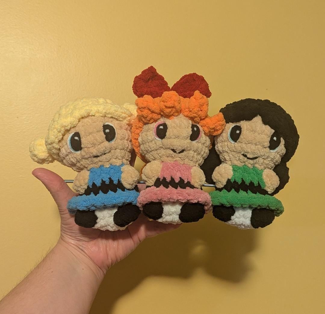 Itty Bitty Puff Girls crochet pattern