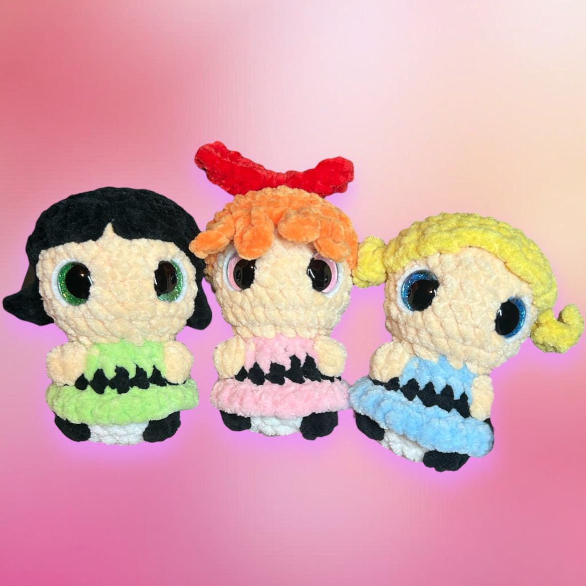 Itty Bitty Puff Girls crochet pattern